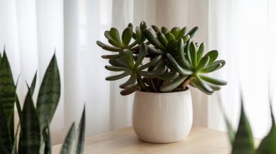 évitez ces zones à la maison pour le bien-être de votre arbre de jade