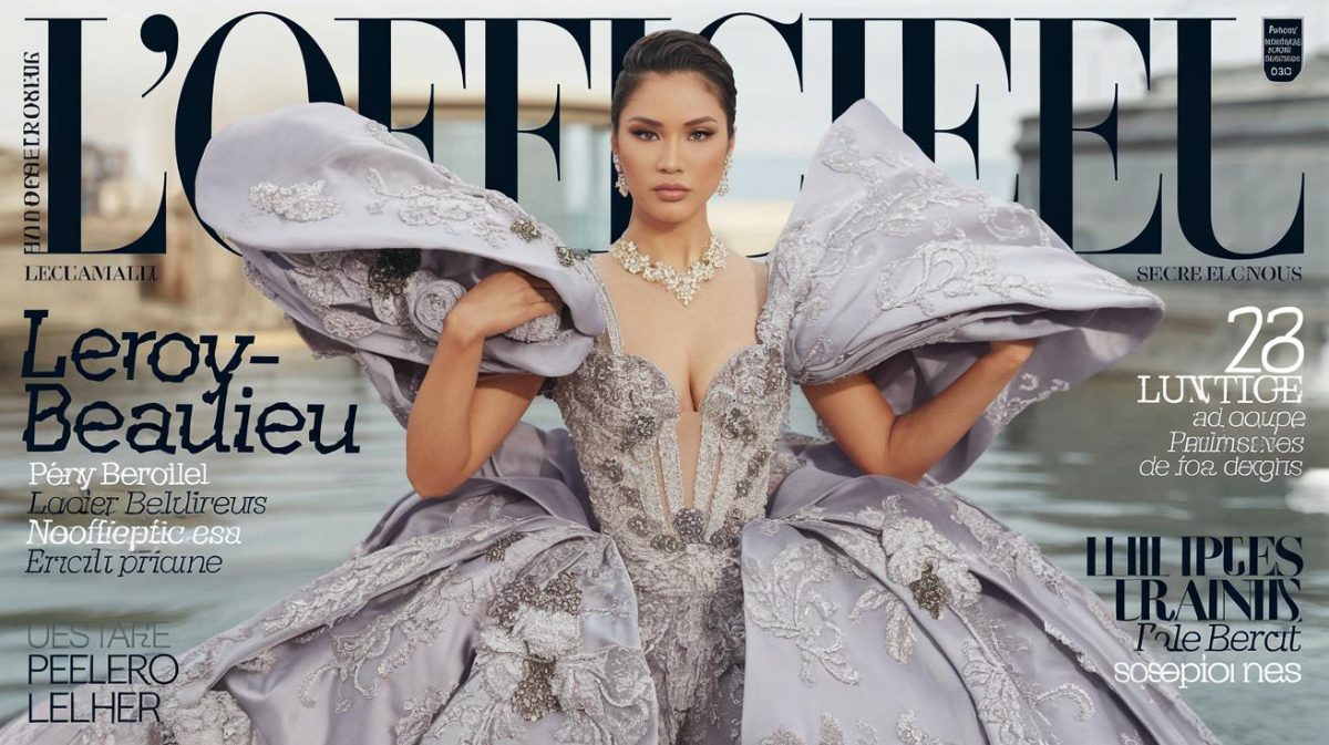 Luxe et charme : Philippine Leroy-Beaulieu enflamme la couverture de L'Officiel avec une robe de 4000 euros